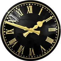 Hebden Bridge Outdoor Clock Service dark dial